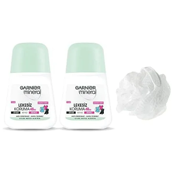 Garnier Mineral Lekesiz Koruma Çiçeksi Koku 50 ml 2 Adet Kadın Roll-On - Görsel 7