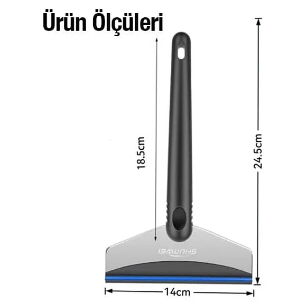 Coofbe 25 Cm Araç Buz Kazıyıcı, Kar Temizleyici Küreyici, Araç Cam Temizleme Aparatı, Cam Çekpası - Görsel 5