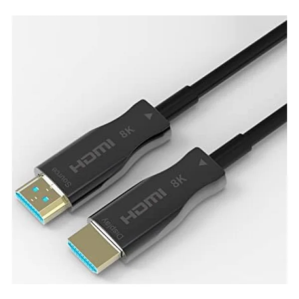 Paugge AOC Fiber Hdmi 2.1 Kablo - 48Gbps, 8K 60Hz, 4K 120Hz, 4K 60Hz, eARC, HDR, D-HDR, HDCP2.3, Dolby Vision, Dolby Atmos (3 Metre) - Görsel 9