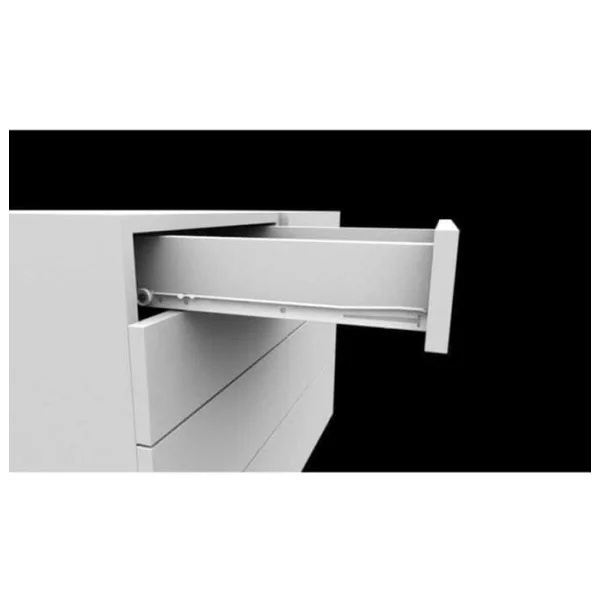 Samet 550mm Beyaz Bantlı Çekmece Rayı 1 Takım - Görsel 2