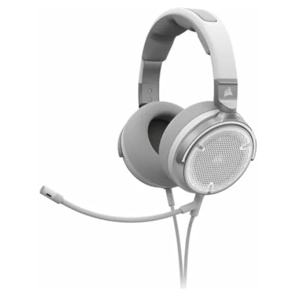 Corsair Virtuoso Pro Açık Oyun Kulaklığı Kablolu - Tek Yönlü Mikrofon Çıkarılabilir - 50 Mm Grafen İletkenler, Frekans Tepkisi 20 Hz - 40 Khz - Beyaz - Görsel 9
