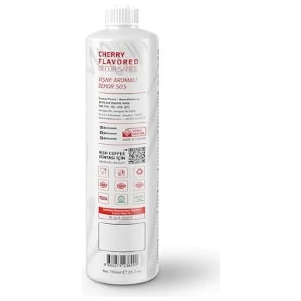 Nish Vişne Aromalı Dekor Sos 750 gr - Görsel 7