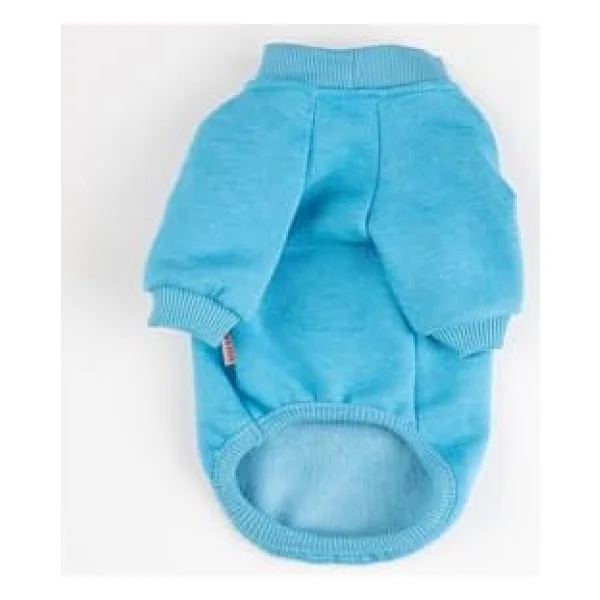 Pawstar Turkuaz Power Polarlı Küçük Irk Köpek Sweatshirtü - Görsel 9