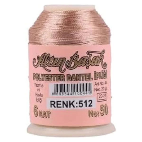 3 Adet Altınbaşak Oya Ve Dantel İpi 20 Gr - Royaleks - No: 512 - Görsel 7