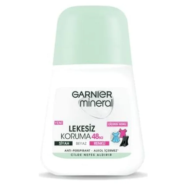 Garnier Mineral Lekesiz Koruma Çiçeksi Koku 50 ml 2 Adet Kadın Roll-On - Görsel 8