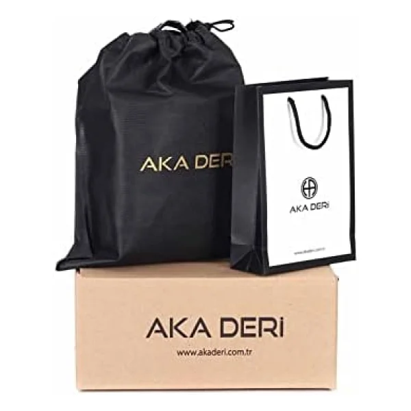 Aka Deri Siyah El Çantası 319 - Görsel 5