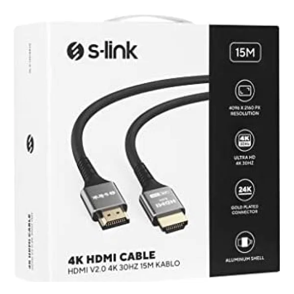 S-Link Slx-Hd4k15 15 M 4K Hdmı Kablo - Görsel 9