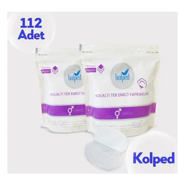 Kolped Koltuk Altı Pedi Ter Emici Yapraklar 112 Adet (2 Paket) - Görsel 6