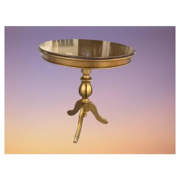 Fiskos 17379 Baba Ayak Model Parlak Kayın Arslan Ayak Mdf Parlak Gold El Yapım - Görsel 5