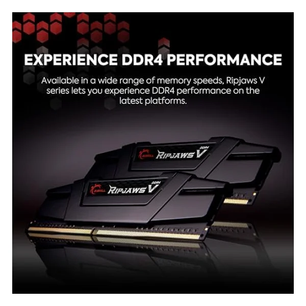 G.Skill Ripjaws V 32 GB (2x16) 4000 MHz Cl18 F4-4000c18d-32gvk DDR4 RAM - Görsel 7