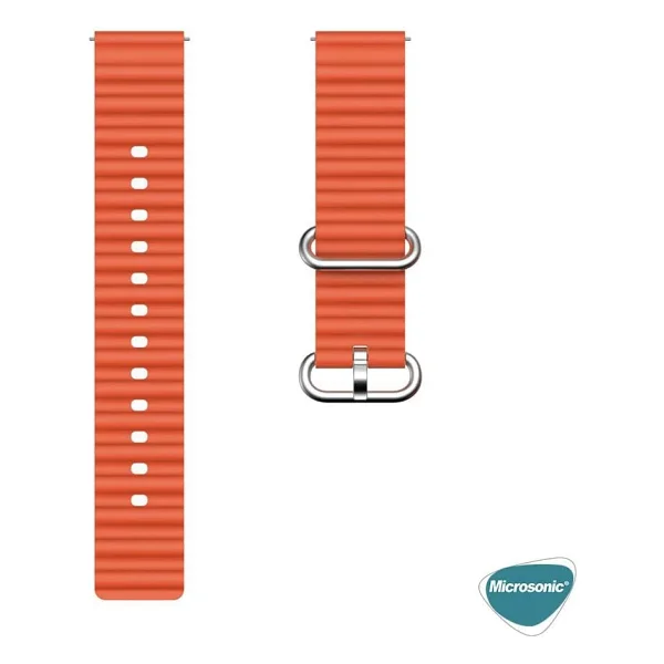 Microsonic Amazfit Gtr 3 Turuncu Ocean Kordon - Görsel 3