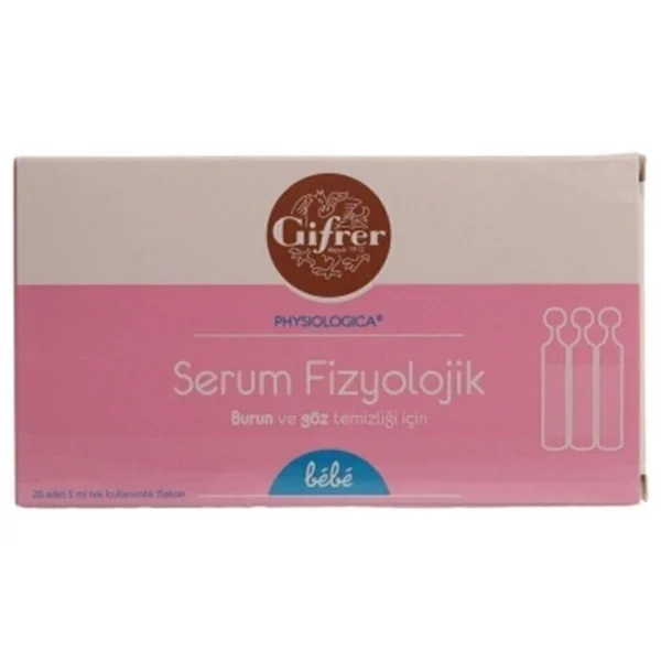 Gifrer Physiologica 5 Ml 20'li Flakon Serum Fizyolojik - Görsel 4