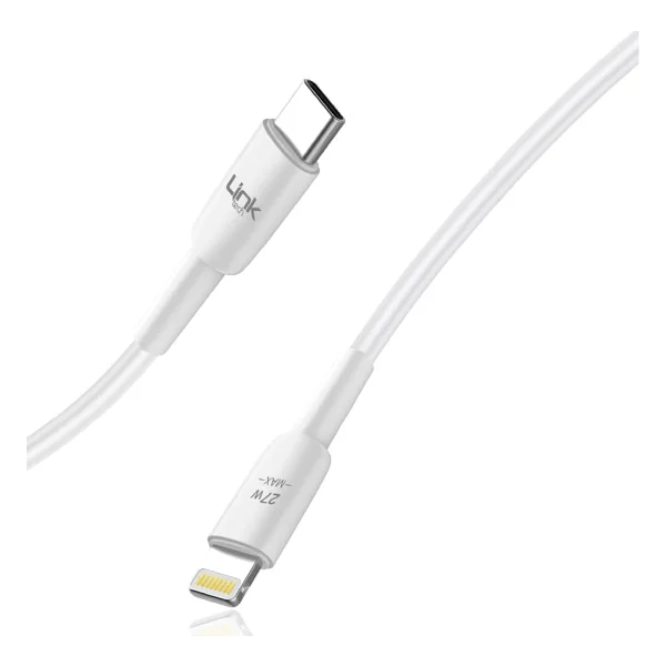 Linktech K603 Safe 1 M 3a 27 W Type-C To Lightning Hızlı Şarj Kablosu - Görsel 3