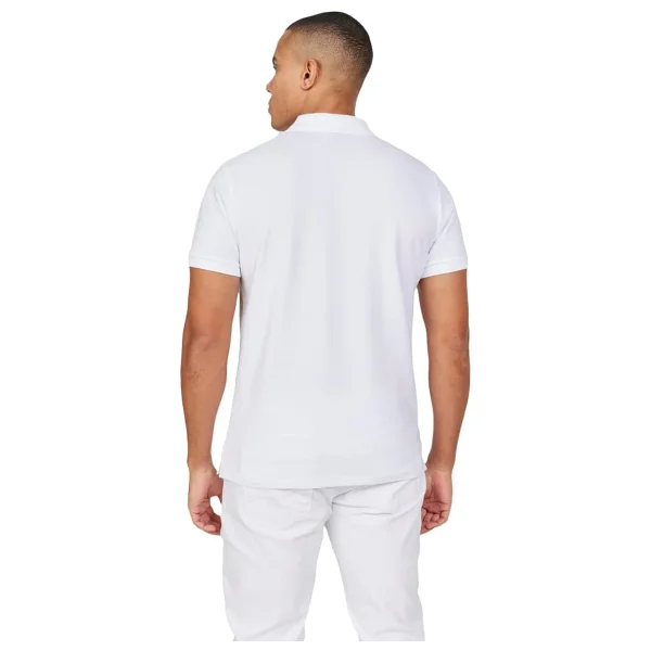 Altınyıldız Classıcs Slim Fit Dar Kesim Polo Yaka %100 Pamuk Kısa Kollu Tişört, Renk Beyaz, Beden XL - Görsel 6