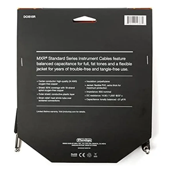 Mxr Dcıs15r 4.5 M Gitar Kablosu - Görsel 10