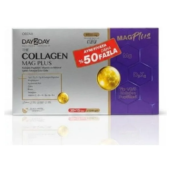 Day2day The Collagen Mag Plus 45 Saşe - Görsel 3