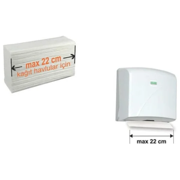 Vialli K2 Z Katlı 200'lü Havlu Dispenseri - Görsel 3