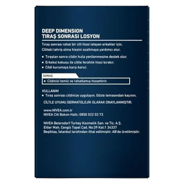 Nıvea Men Erkek Deep Comfort Tıraş Sonrası Losyon 100 Ml,Nemlendirici,Tahrişe Ve Kurumaya Karşı Koruma,Yenileyici - Görsel 9