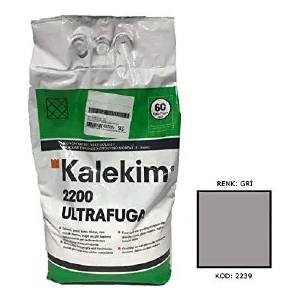 Kalekim 2200 Ultrafuga 5 Kg Silikonlu Derz Dolgu - Görsel 2