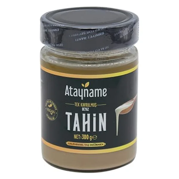 Atayname Beyaz Tek Kavrulmuş Tahin 300 Gr - Görsel 3