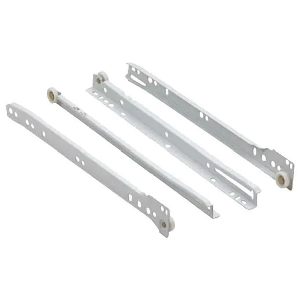 Samet 400mm Beyaz Bantlı Çekmece Rayı 1 Takım - Görsel 2