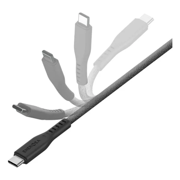 Energea Flow 2 m Type-C to Type-C Hızlı Şarj Kablosu - Görsel 3