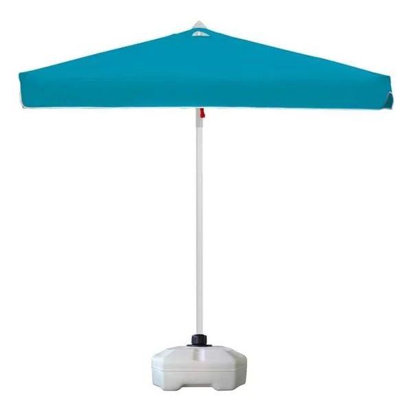Ods Sunminyum 225X225 Polyester Kumaşlı + 50 Litre Bidonlu Bahçe Şemsiyesi - Turkuaz - Görsel 2