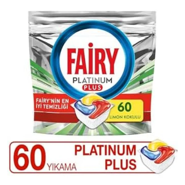 Fairy Platinum Plus Bulaşık Makinesi Tableti 60'lı - Görsel 8