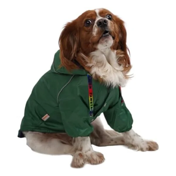 Pawstar Pluvia İçi Polar L Yeşil Köpek Yağmurluğu - Görsel 2