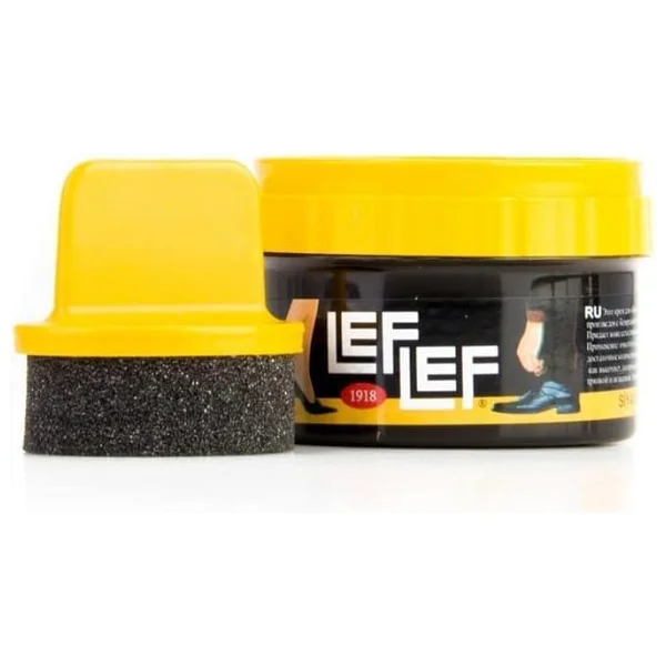 Nuri Leflef Krem Ayakkabı Boyası 60 Ml Cilalı Siyah - Görsel 2