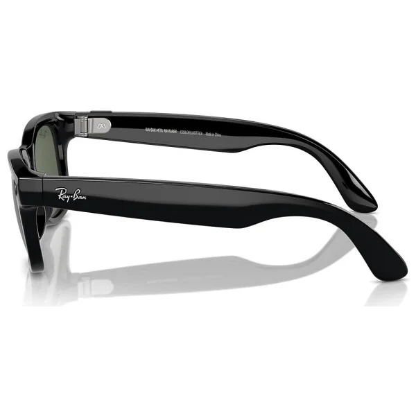 Ray-Ban Meta Wayfarer Rw4006 50 Beden 601/7150 Parlak Siyah-G15 Green - Görsel 3
