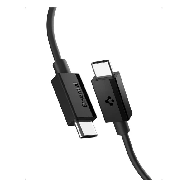 Spigen Aca08720 2 M Siyah Type-C To Type-C Hızlı Şarj Kablosu - Görsel 2