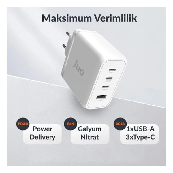 Juo G1003c1a 100 W Hızlı Şarj Adaptörü - Görsel 10