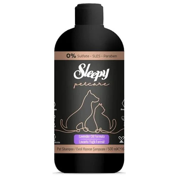 Sleepy Petcare Lavanta Yağlı Evcil Hayvan Şampuanı 500 Ml x 2 Adet - Görsel 3