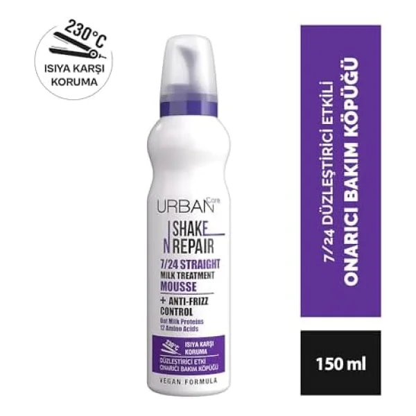 Urban Care Shake N Repair 7/24 Straight 150 Ml Saç Köpüğü - Görsel 9