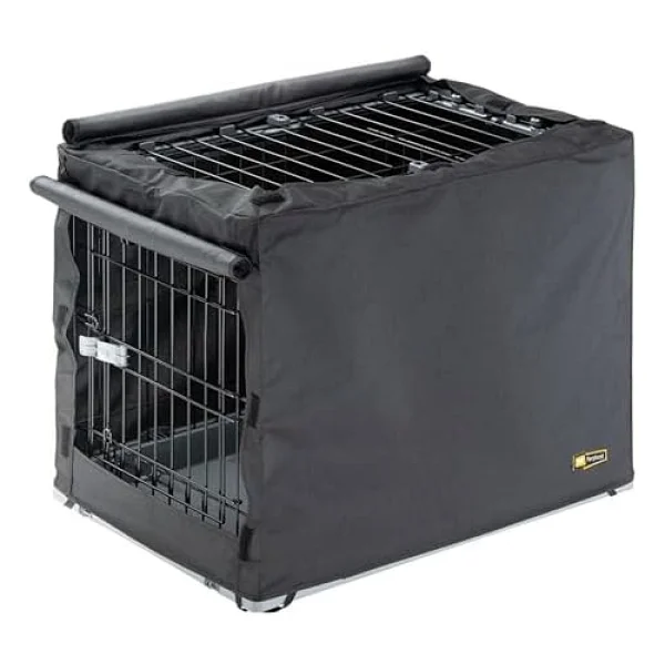 Ferplast SUPERIOR 75 Katlanır Köpek Kafesi örtüsü, su geçirmez, rüzgar geçirmez, çizilmeye dayanıklı kumaş 75 x 51x Y 55 cm - Görsel 9