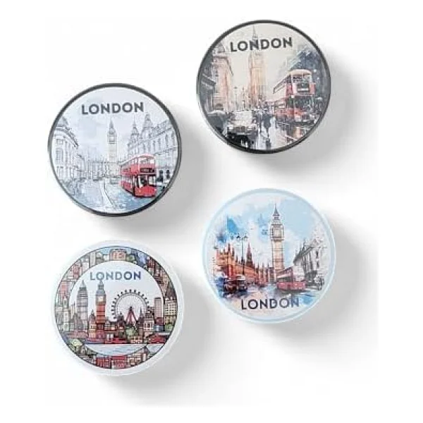 Londra Magnet Set 3-4'lü Buzdolabı Magnet London - Görsel 7
