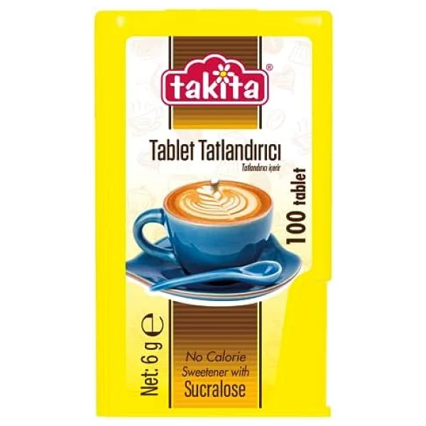 Takita Sukralozlu Tablet Tatlandırıcı 100 Tablet - Görsel 4