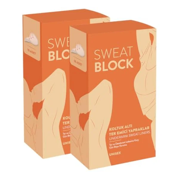 Sweat Block Koltuk Altı Ter Pedi Ter Emici Yapraklar 2'li Set - Görsel 10