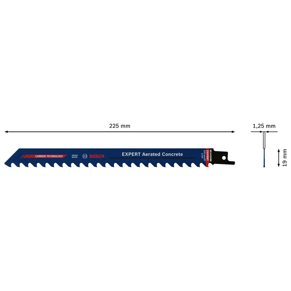 Bosch Expert Hollow Brick S1243hm 2608900417 Tilki Kuyruğu Testere Ucu - Görsel 3