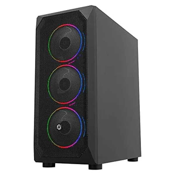 Gameforce X-Mesh 6 Fanlı Rainbow Micro ATX Bilgisayar Kasası - Görsel 2