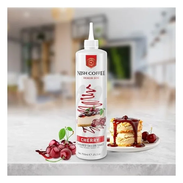 Nish Vişne Aromalı Dekor Sos 750 gr - Görsel 6