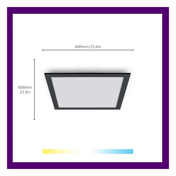 Wiz 36 W RGB Akıllı Panel Armatür - Görsel 7