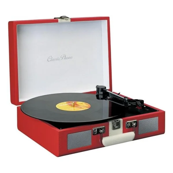Lenco Classic Phono Tt-110 Çantalı Retro Pikap - Görsel 2