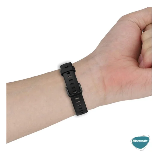 Microsonic Huawei Band 7 Lacivert Silikon Kordon - Görsel 4
