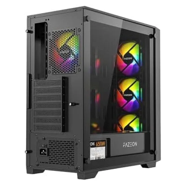 Fazeon F12 F12a650bbm Argb Fanlı 650 W Atx Oyuncu Kasası - Görsel 7