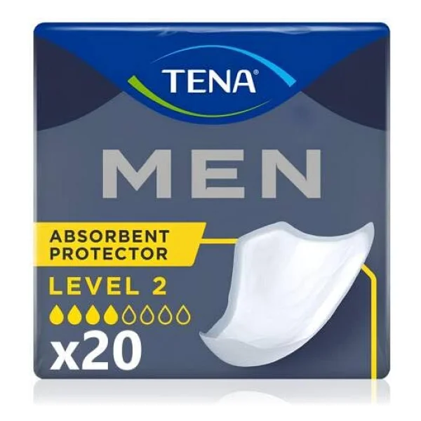 Tena Level 2 Orta Boy M Beden 4 Damla 20'li Erkek Mesane Pedi - Görsel 4
