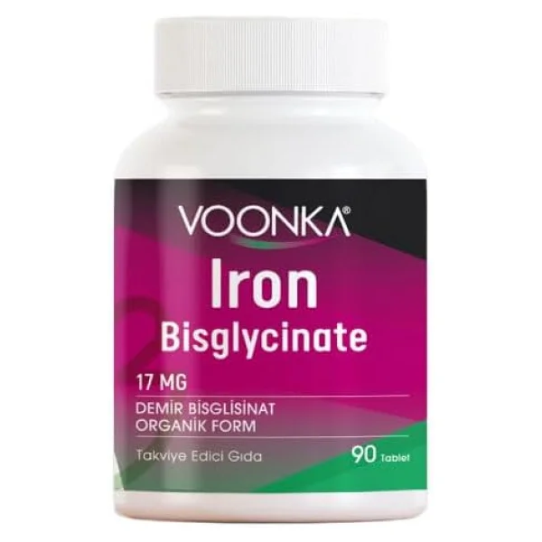 Voonka Iron Bisglycinate 90 Tablet - Görsel 4