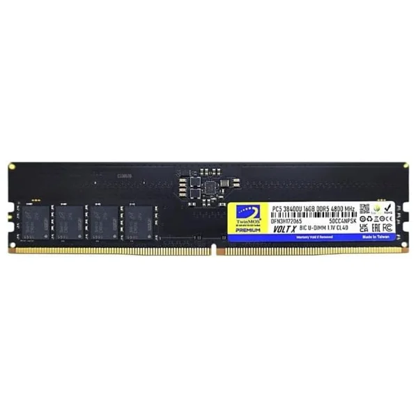 Twinmos Voltx 16 GB 4800 MHz Cl40 Tmd516gb4800u40 DDR5 RAM - Görsel 2
