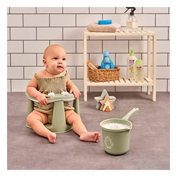 Babylike Vakumlu Yeşil Bebek Banyo Oturağı - Görsel 3